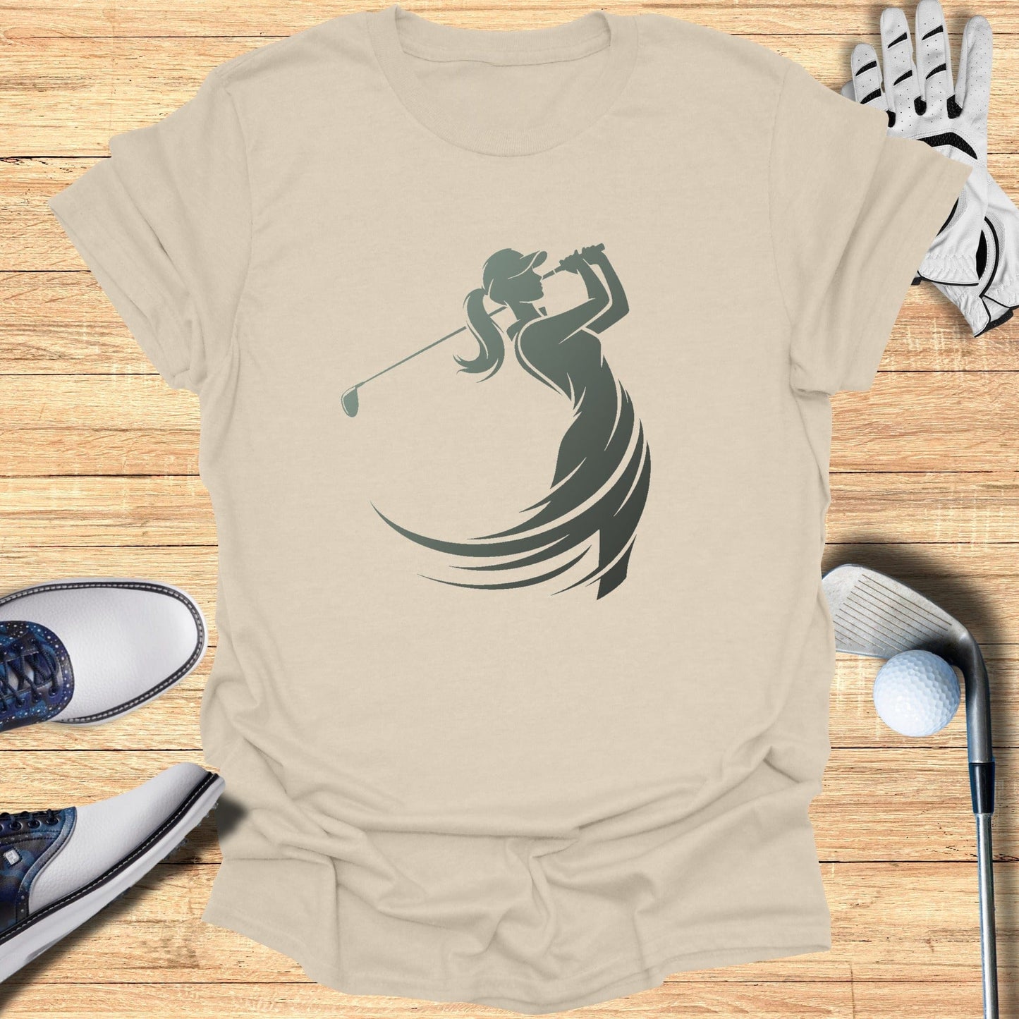 Swing Like a Woman T-Shirt - Funny Golf Tee by Swing Epic