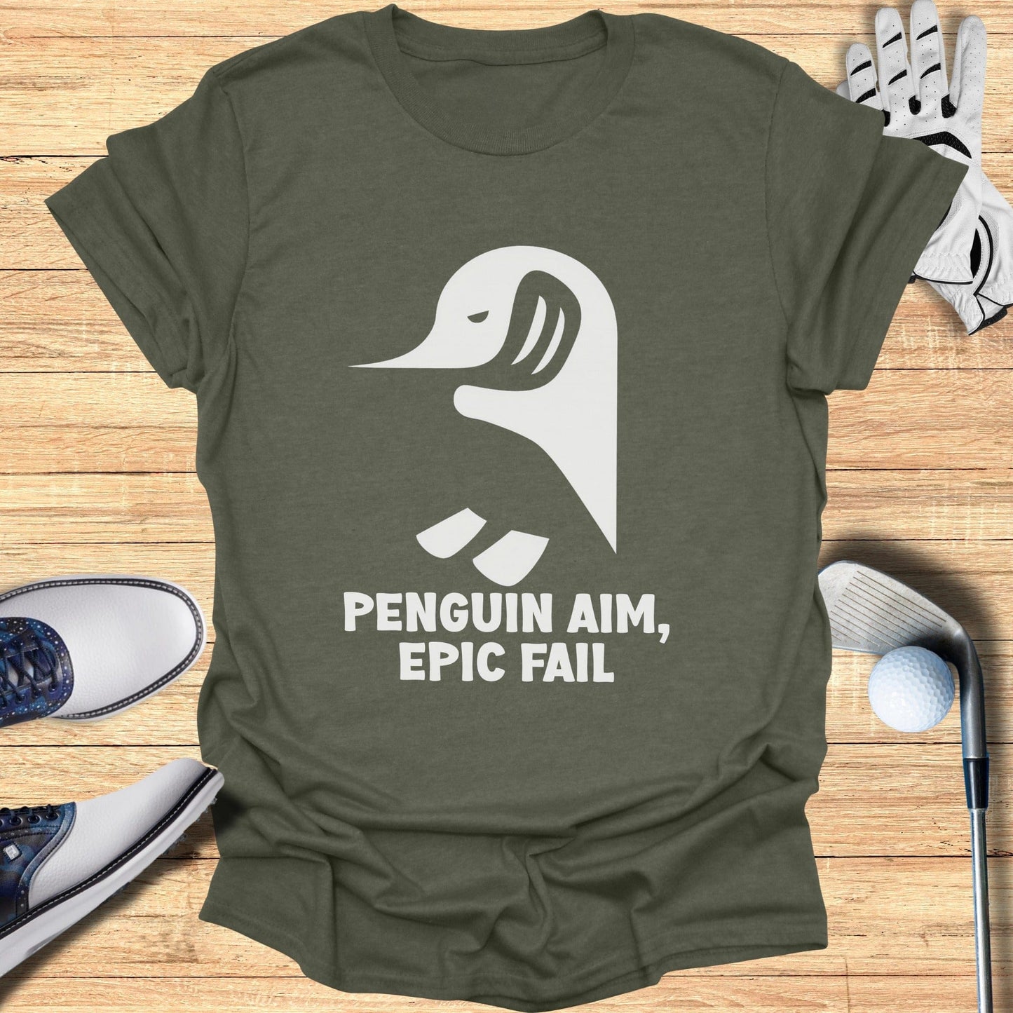 Penguin Aim Epic Fail Graphic Tee