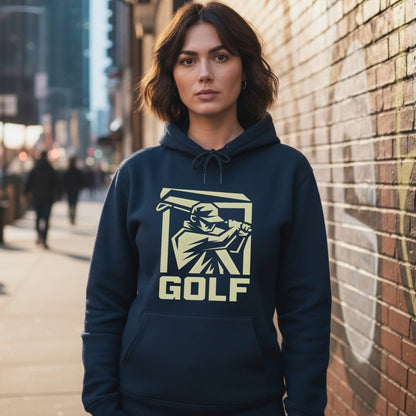 Stylish Hoodie with Unique Golf Graphic