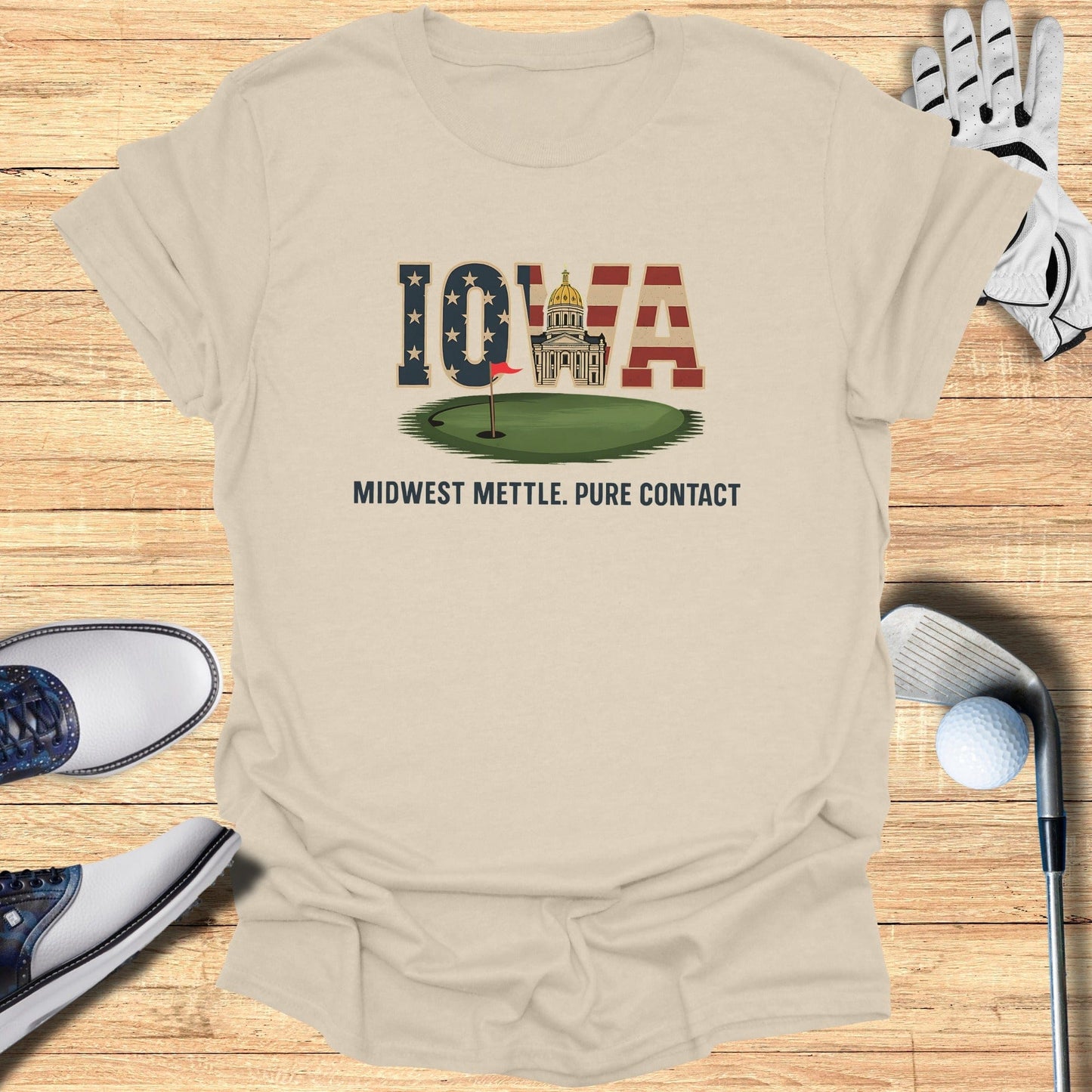 Iowa Golf T-Shirt - Funny Golf Tee by Swing Epic