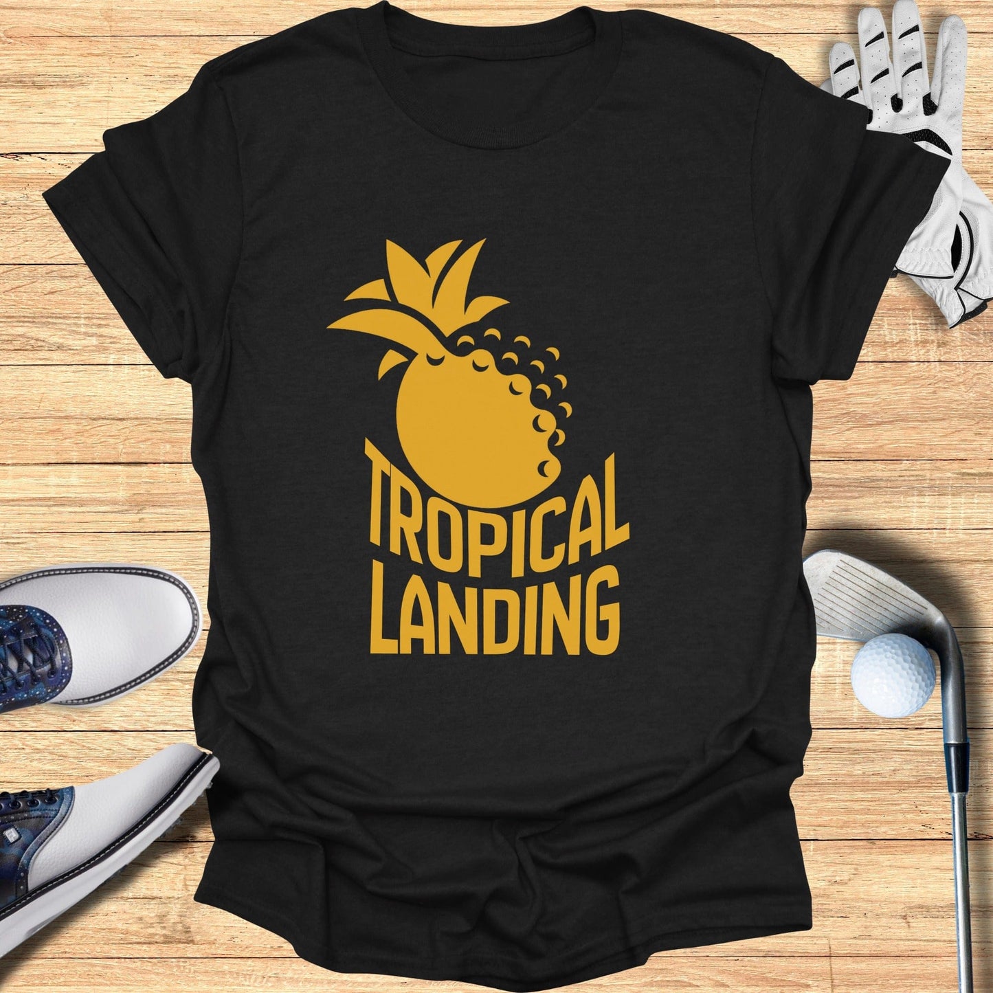 Tropical Landing Graphic Tee Shirt