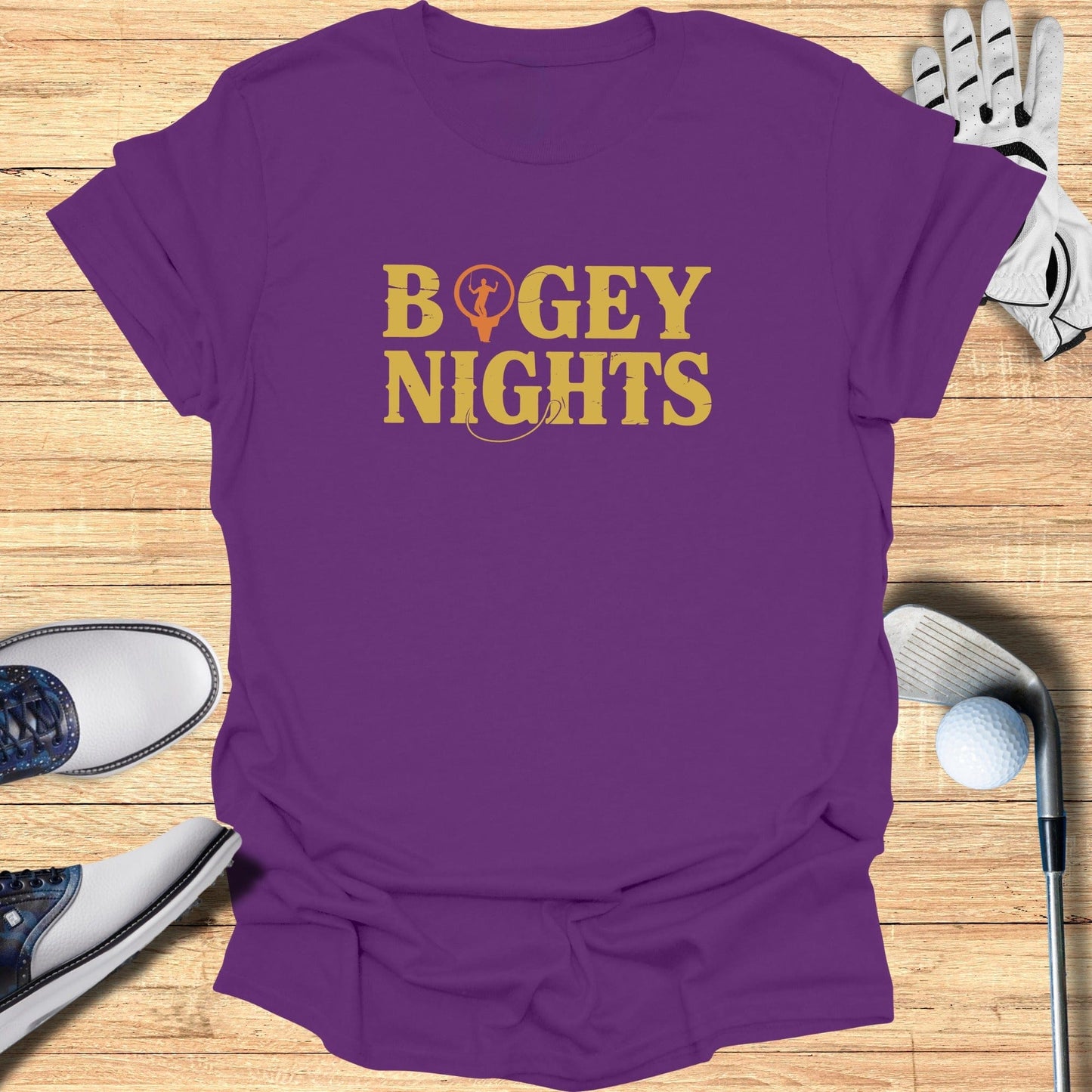 Bogey Nights T-Shirt - Funny Golf Tee by Swing Epic