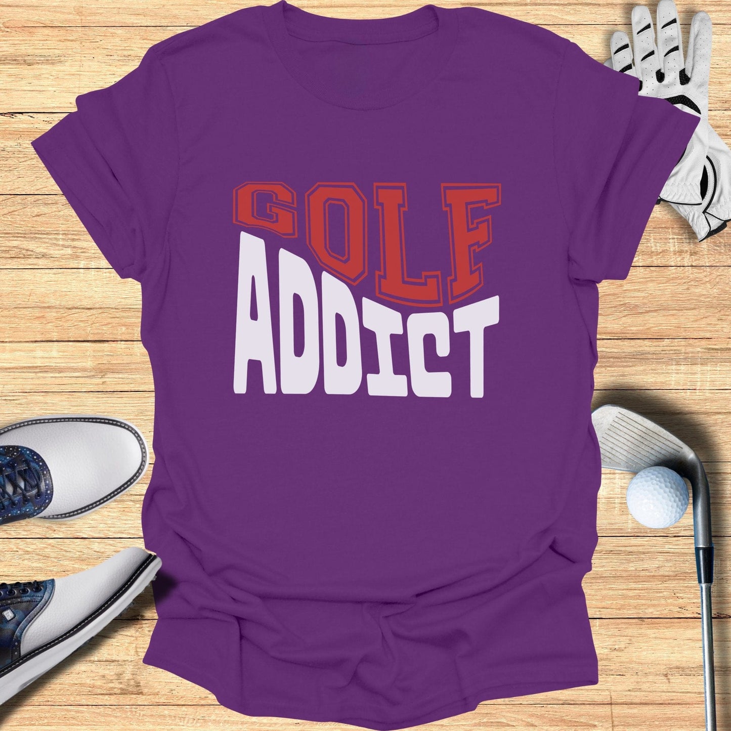Golf Addict T-Shirt - Funny Golf Tee by Swing Epic