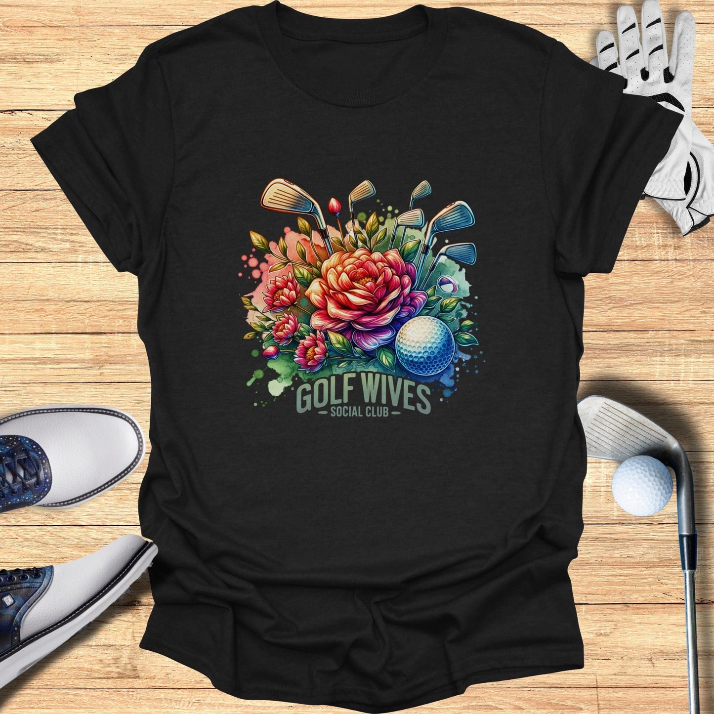 Golf Wives Social Club T-Shirt - Funny Golf Tee by Swing Epic