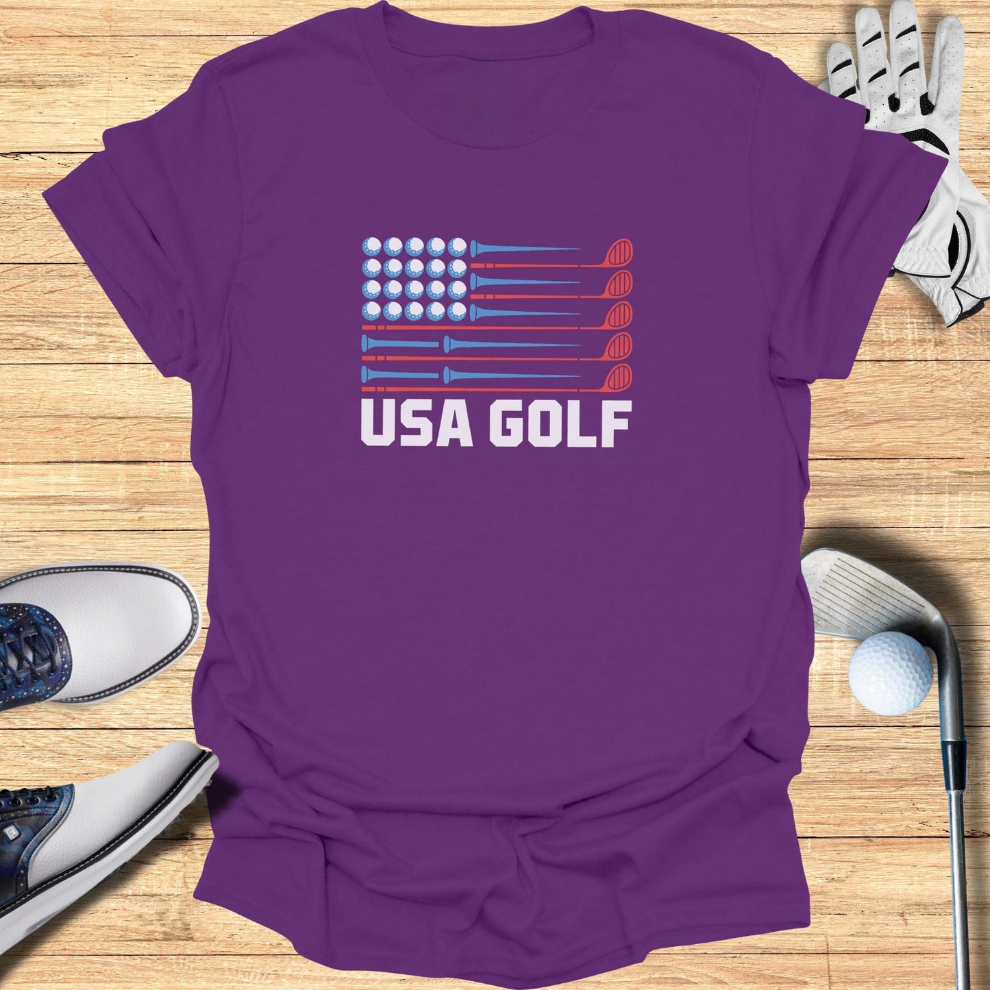 USA Golf T-Shirt - Funny Golf Tee by Swing Epic