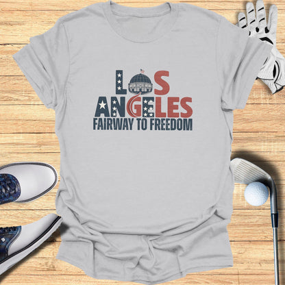 Los Angeles Golf T-Shirt - Funny Golf Tee by Swing Epic