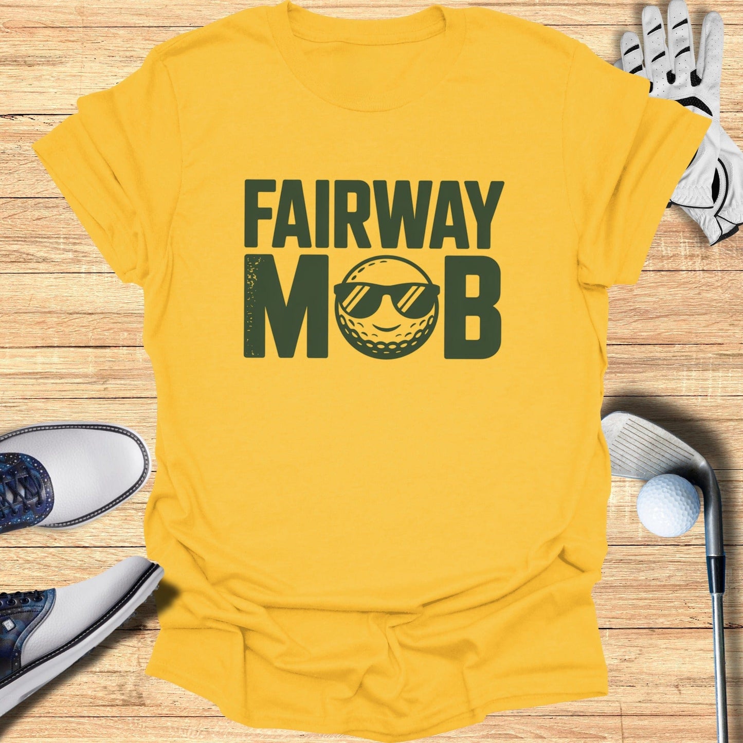 Fairway Mob T-Shirt - Funny Golf Tee by Swing Epic