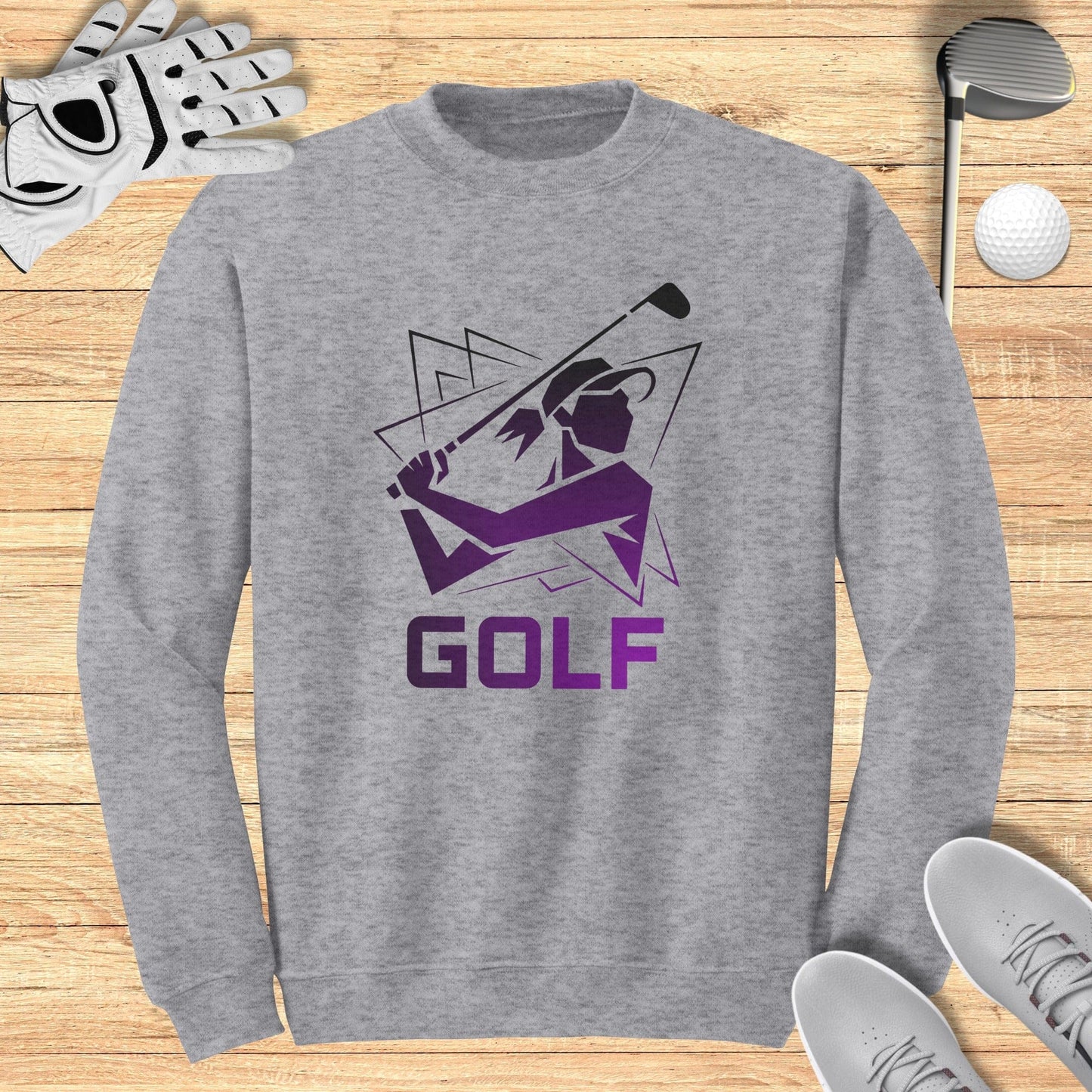 Golfer Silhouette Sweatshirt