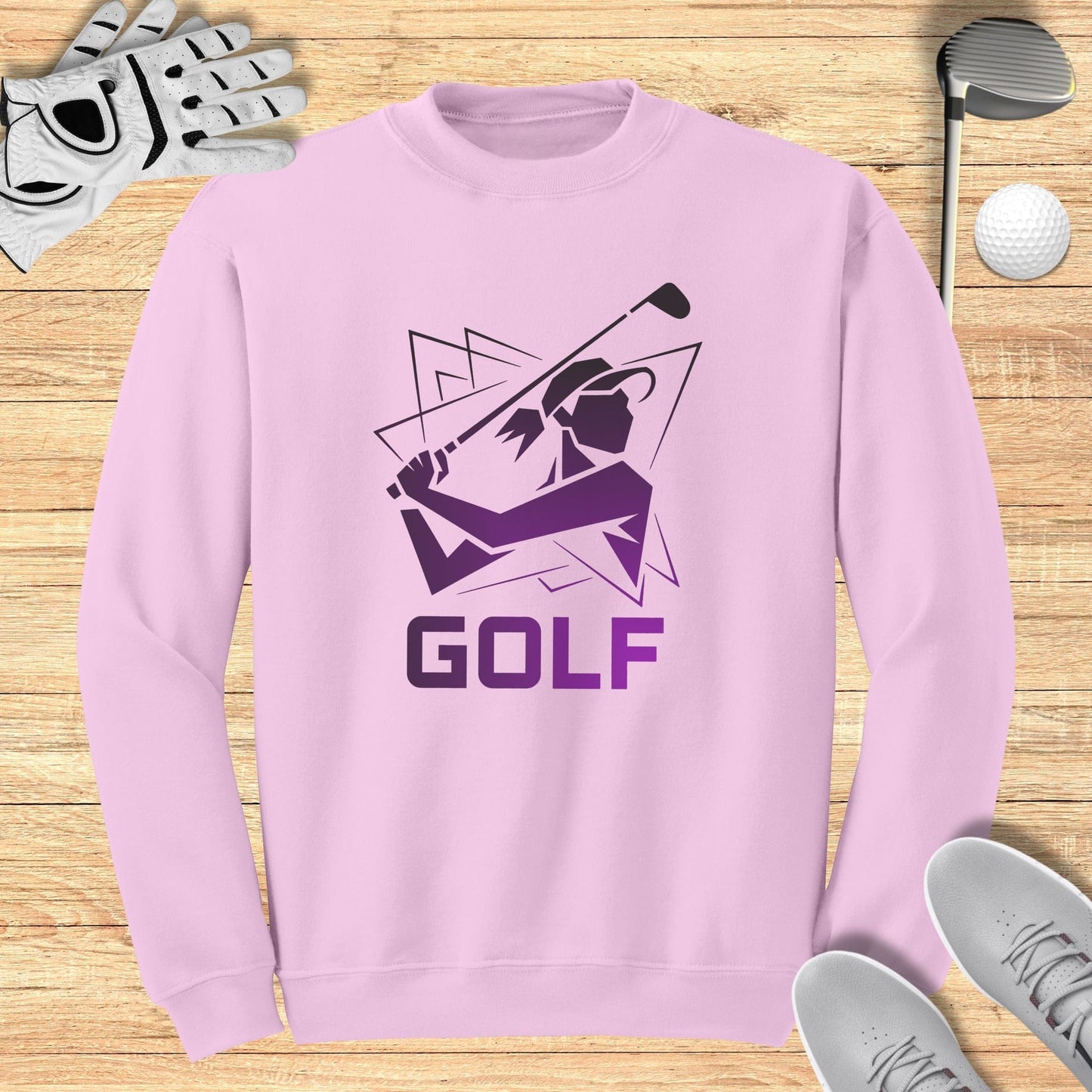 Golfer Silhouette Sweatshirt