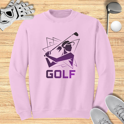 Golfer Silhouette Sweatshirt