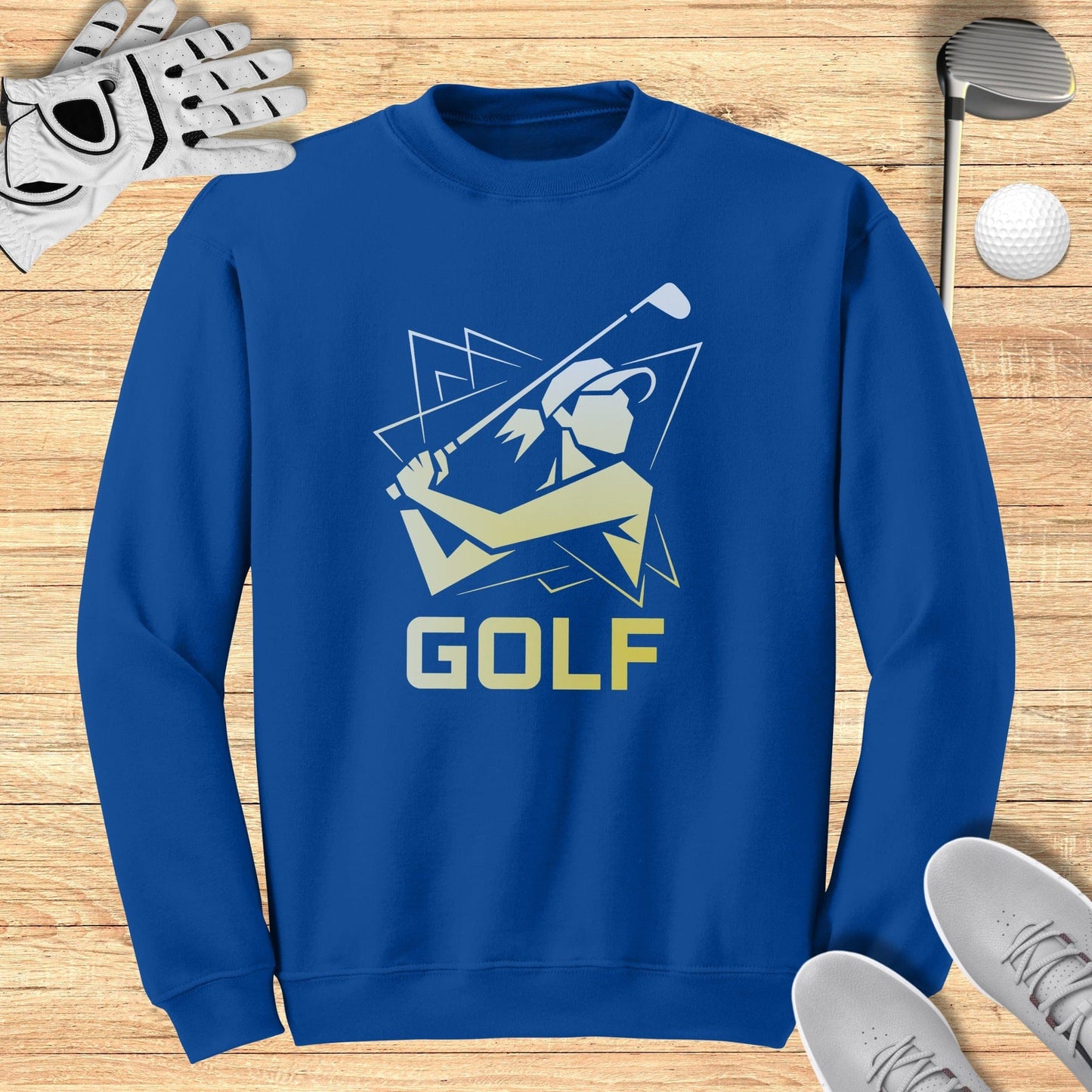 Golfer Silhouette Sweatshirt
