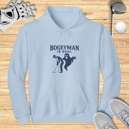 Bogeyman Is Real Hoodie - Funny Golf Tee by Swing Epic