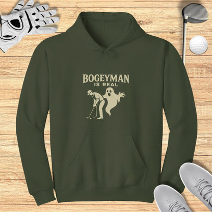 Bogeyman Is Real Hoodie - Funny Golf Tee by Swing Epic
