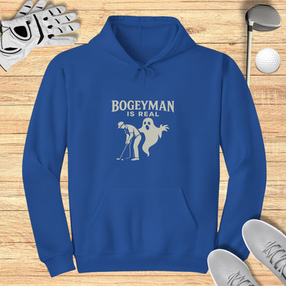 Bogeyman Is Real Hoodie - Funny Golf Tee by Swing Epic