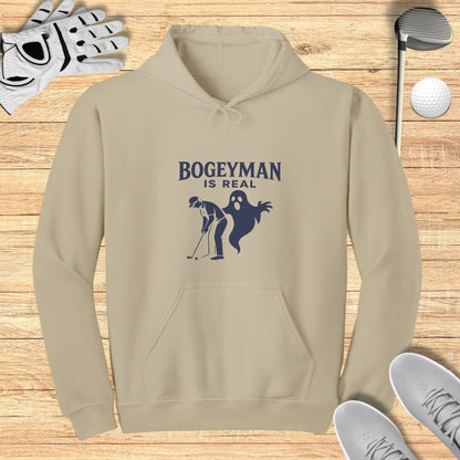 Bogeyman Is Real Hoodie - Funny Golf Tee by Swing Epic