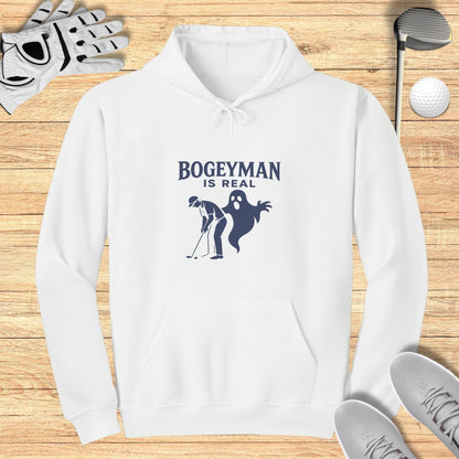 Bogeyman Is Real Hoodie - Funny Golf Tee by Swing Epic