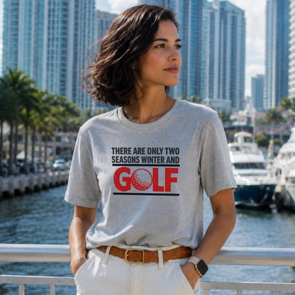 Winter and Golf T-Shirt