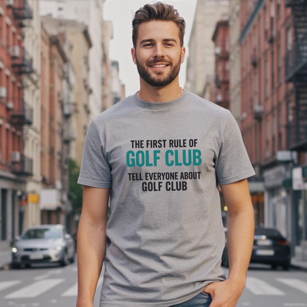 First Rule of Golf Club T-Shirt