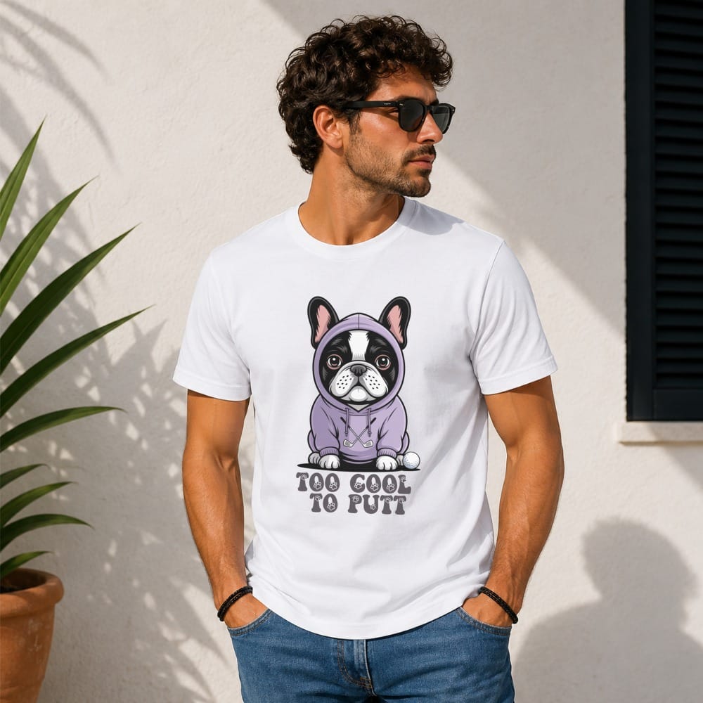 Too Cool To Putt T-Shirt