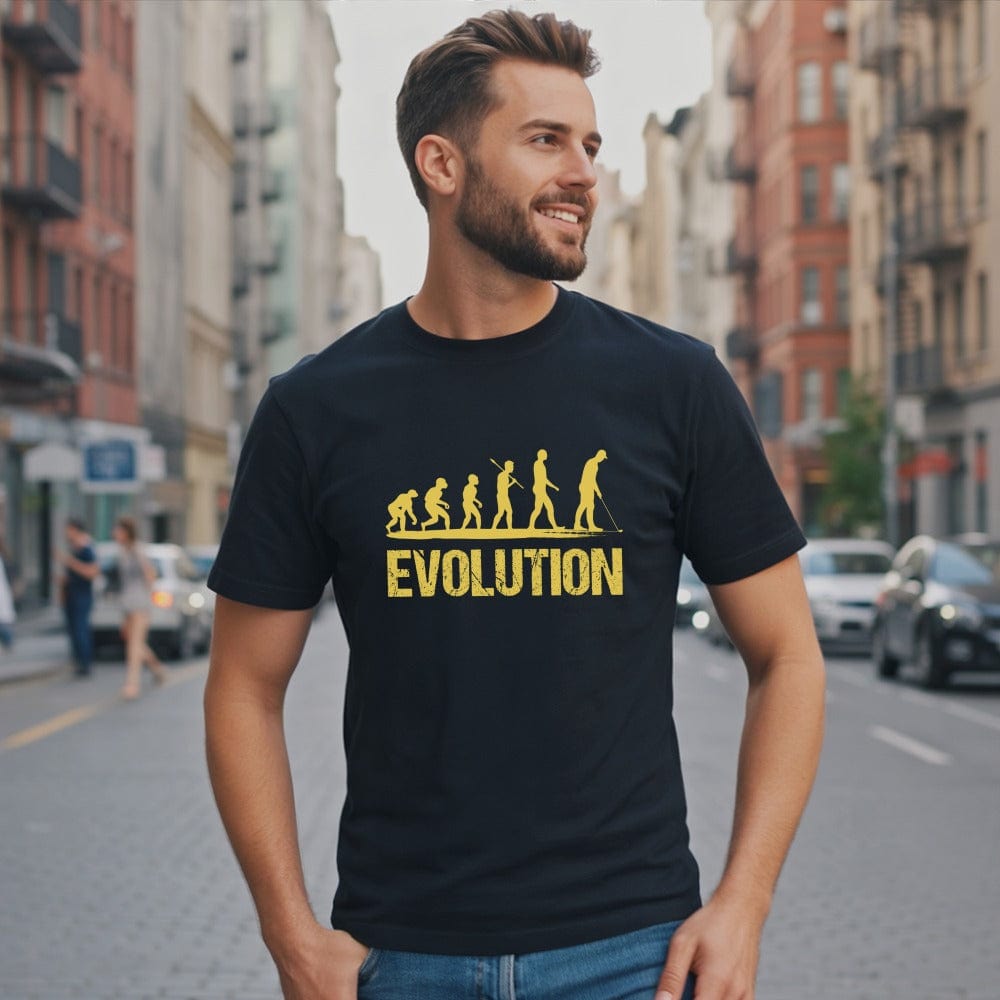 Evolution of Golf T-Shirt - Funny Golf T-Shirt by SwingEpic