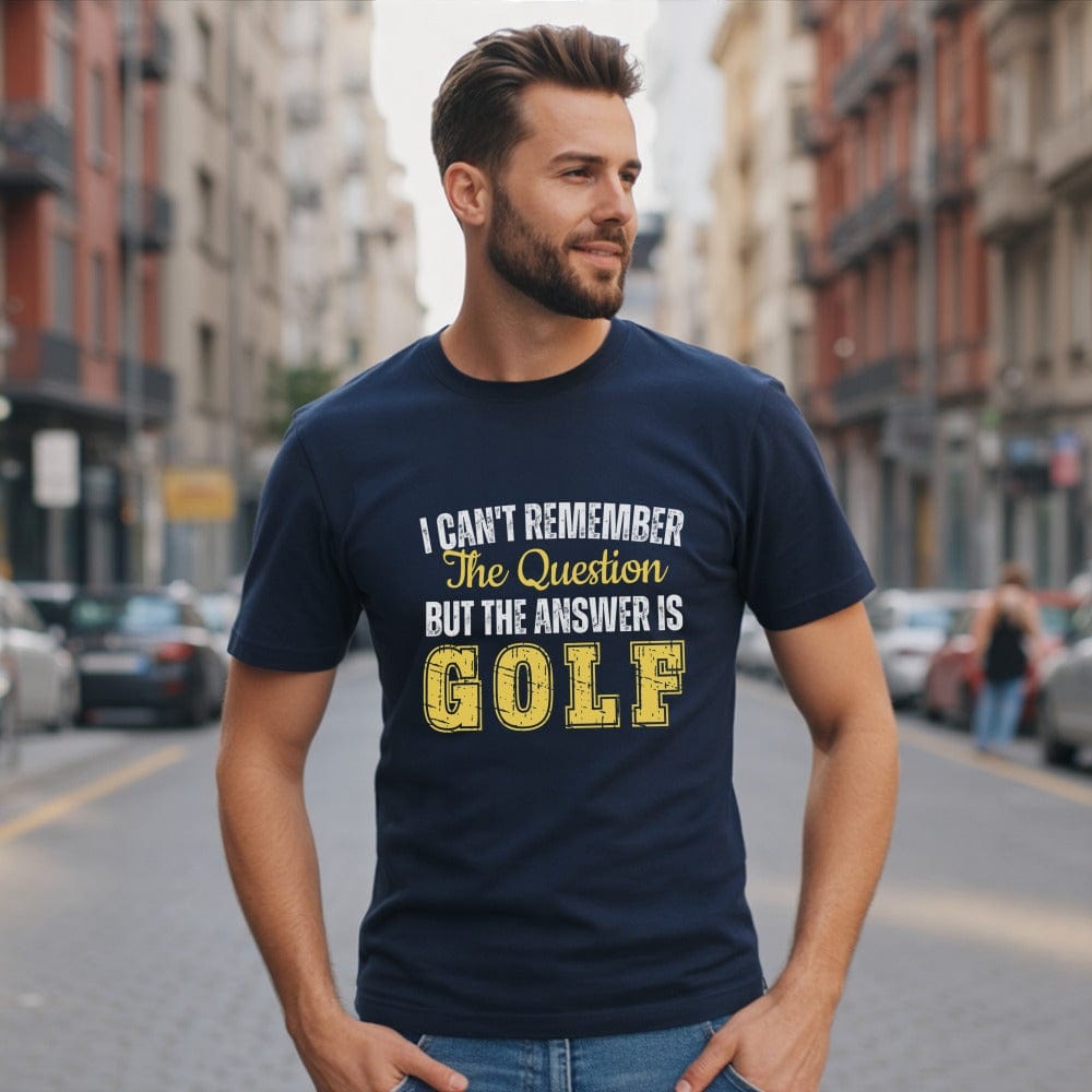 The Answer Is Golf T-Shirt - Funny Golf Tee by Swing Epic
