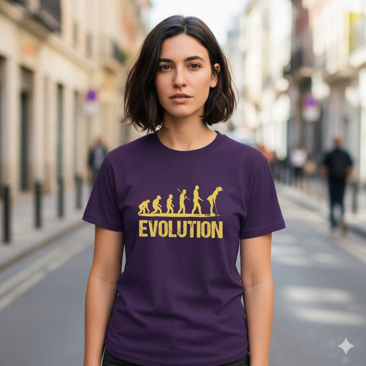 Evolution of Golf T-Shirt - Funny Golf T-Shirt by SwingEpic