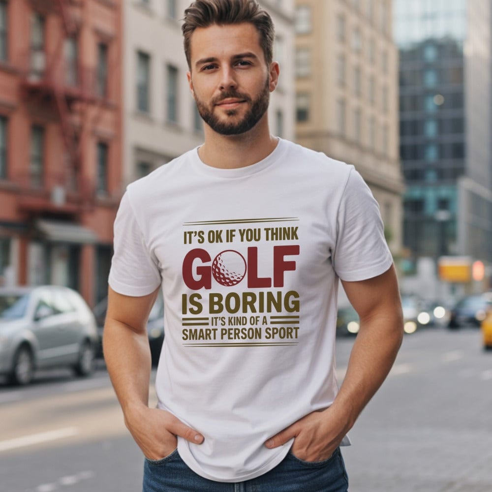 Golf: Smart Person Sport T-Shirt - Funny Golf Tee by Swing Epic