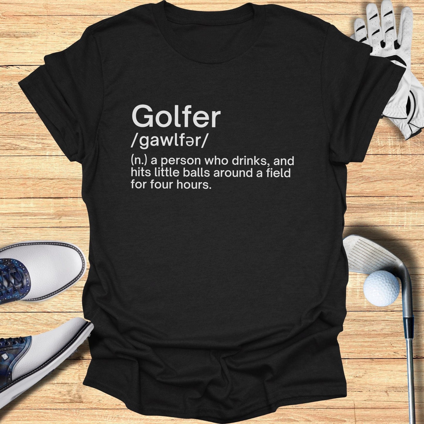 Golfer Definition T-Shirt - Funny Golf Tee by Swing Epic