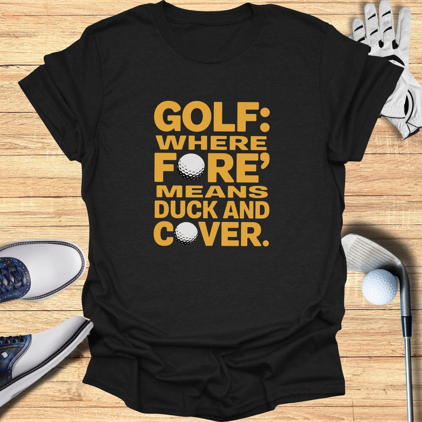 Golf Where Fore Means T-Shirt - Funny Golf Tee by Swing Epic