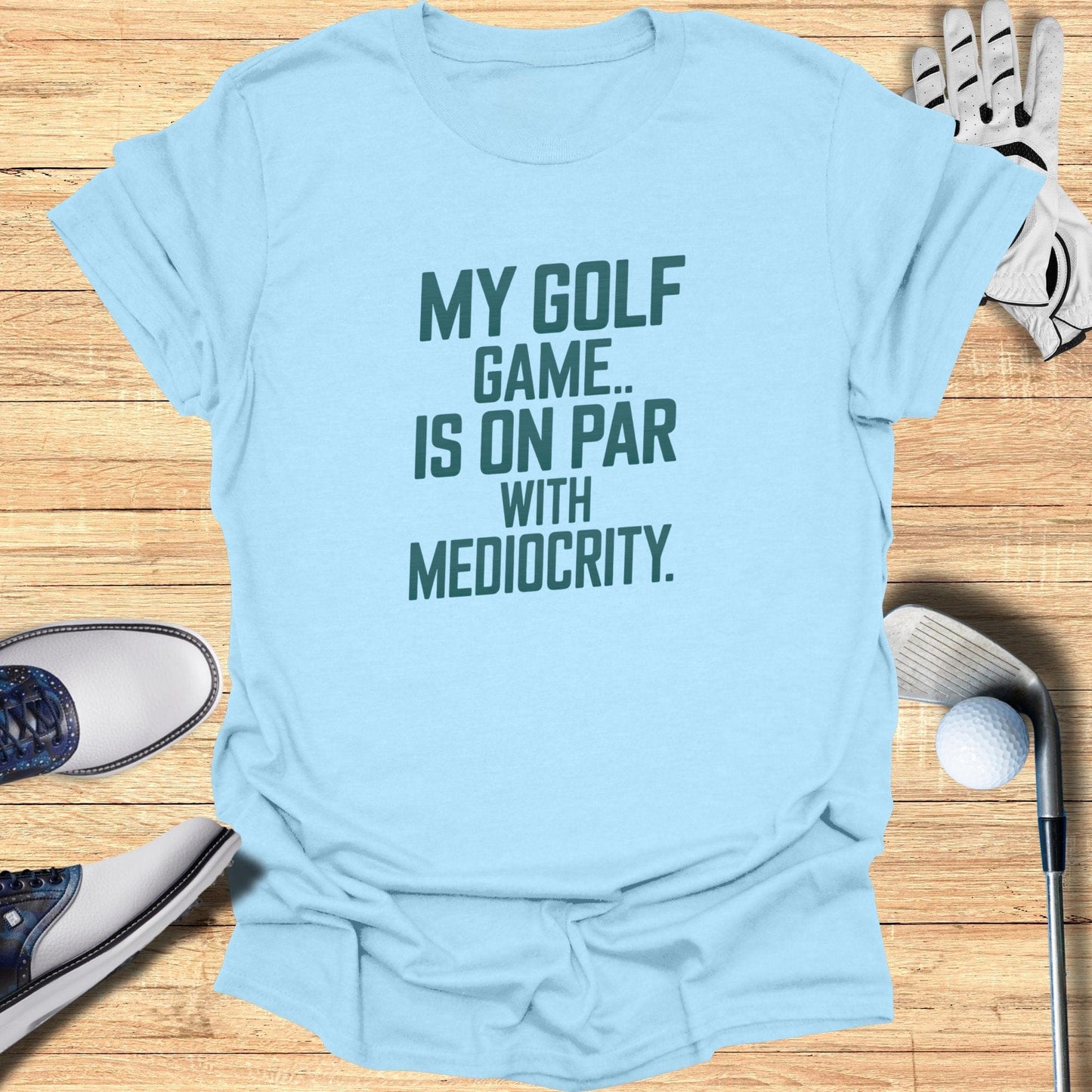 My Golf Game is On Par T-Shirt - Funny Golf Tee by Swing Epic