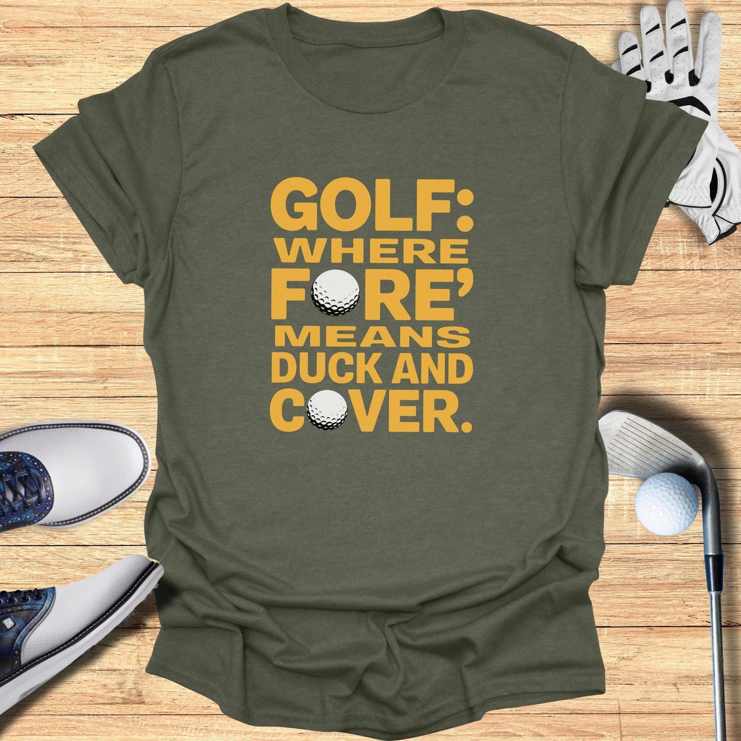 Golf Where Fore Means T-Shirt - Funny Golf Tee by Swing Epic