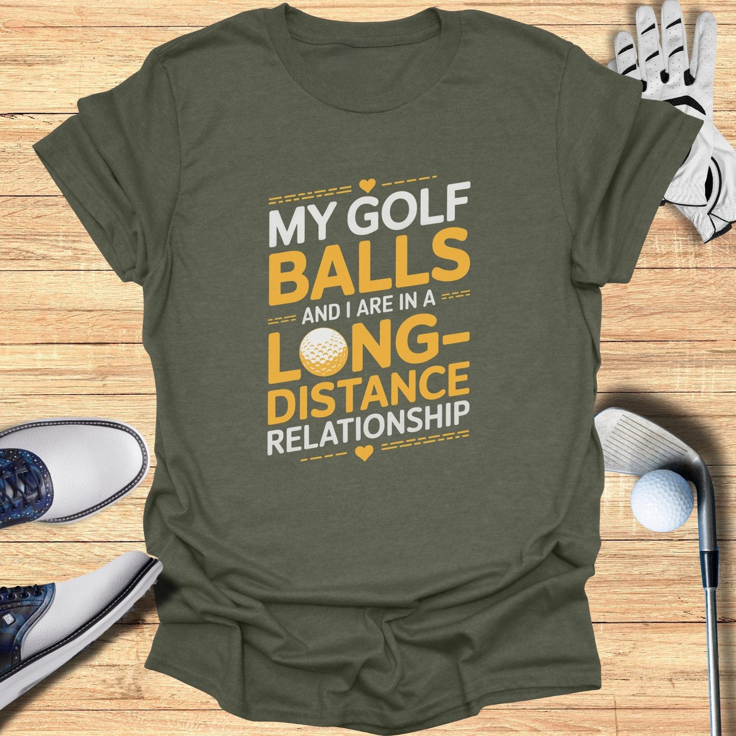 My Golf Balls & I Relationship T-Shirt - Funny Golf Tee by Swing Epic
