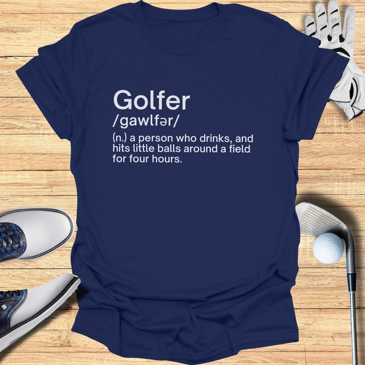 Golfer Definition T-Shirt - Funny Golf Tee by Swing Epic