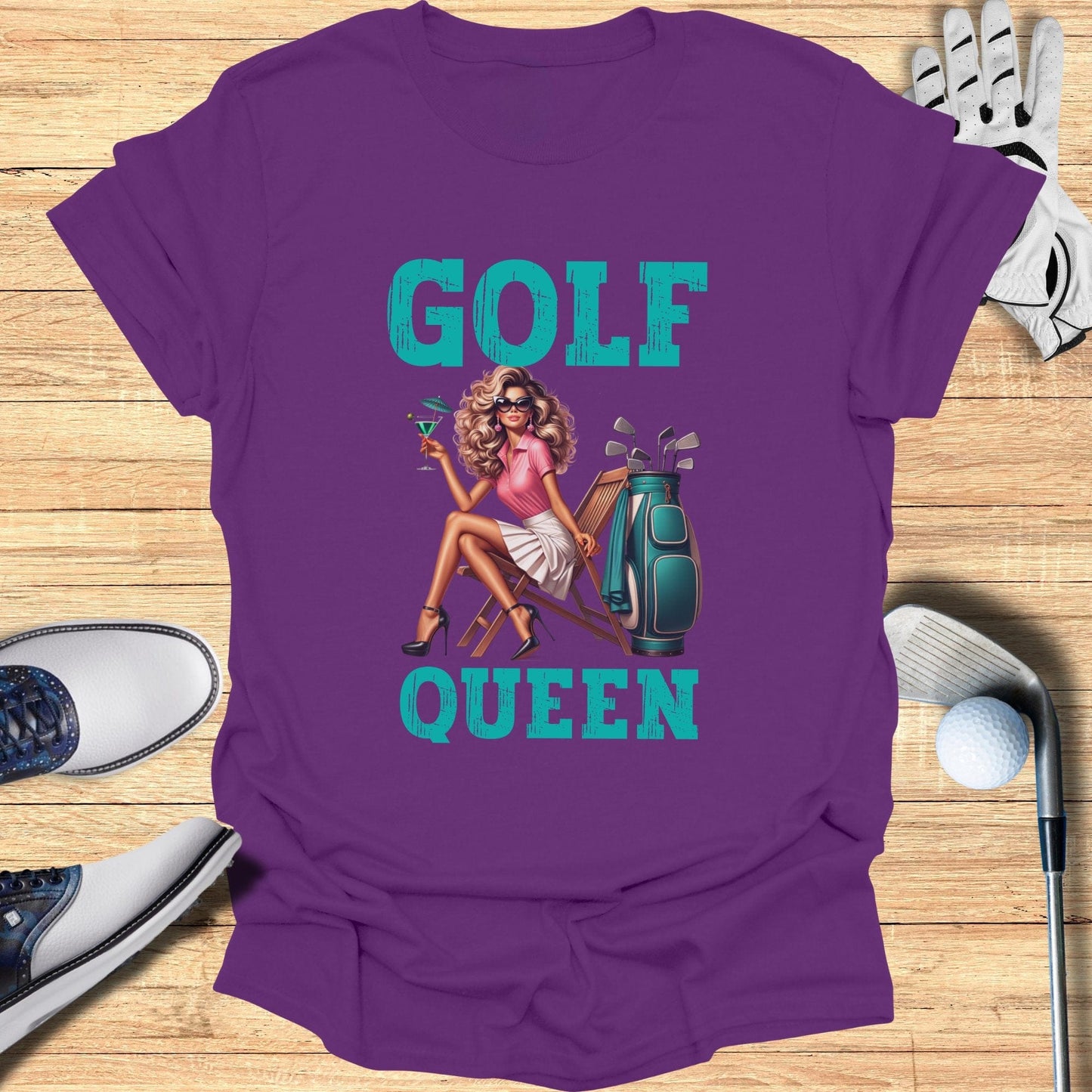 Golf Queen T-Shirt - Funny Golf Tee by Swing Epic