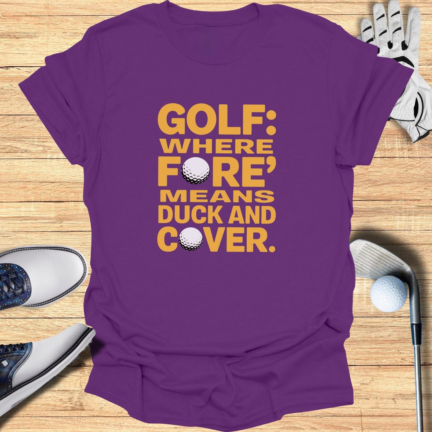 Golf Where Fore Means T-Shirt - Funny Golf Tee by Swing Epic