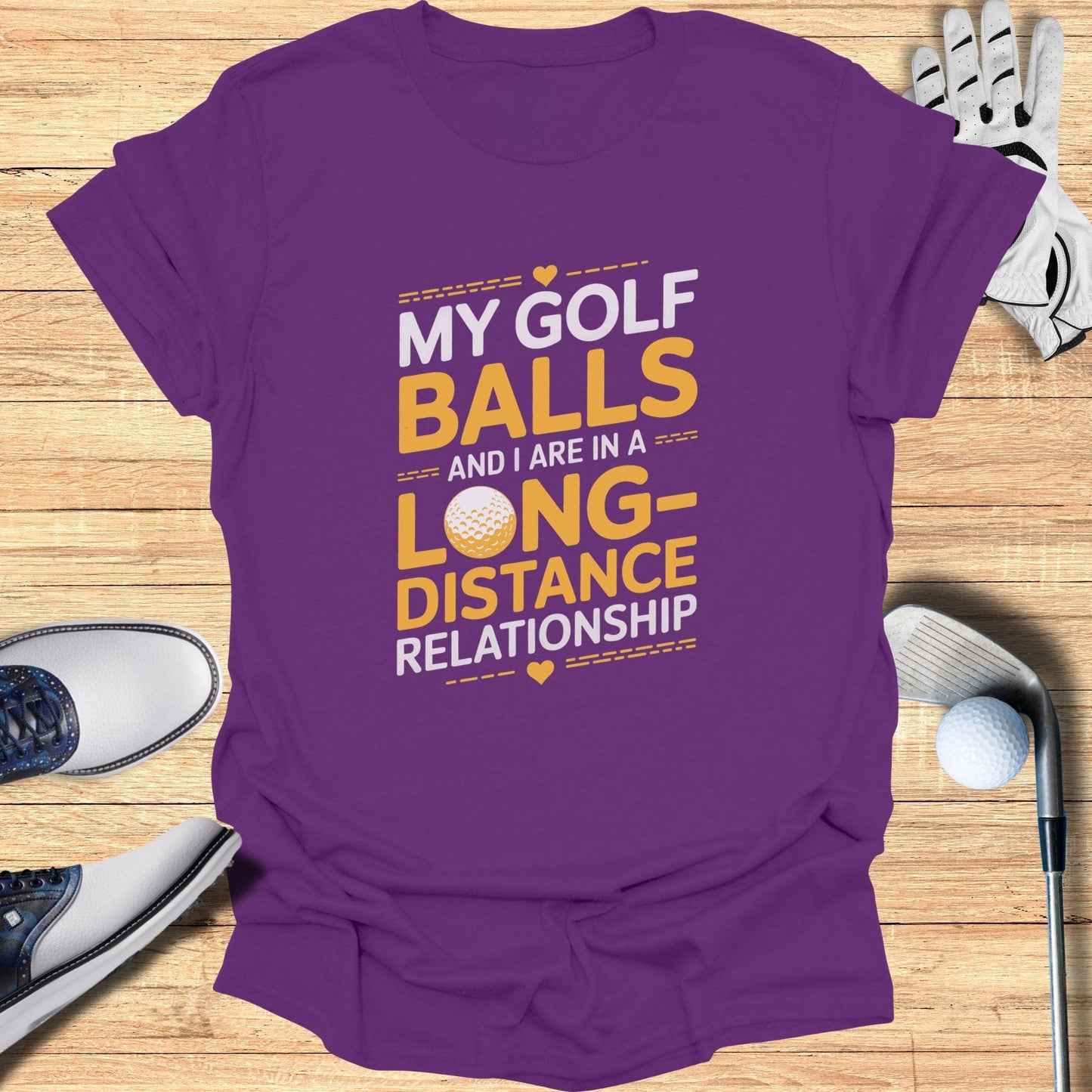 My Golf Balls & I Relationship T-Shirt - Funny Golf Tee by Swing Epic