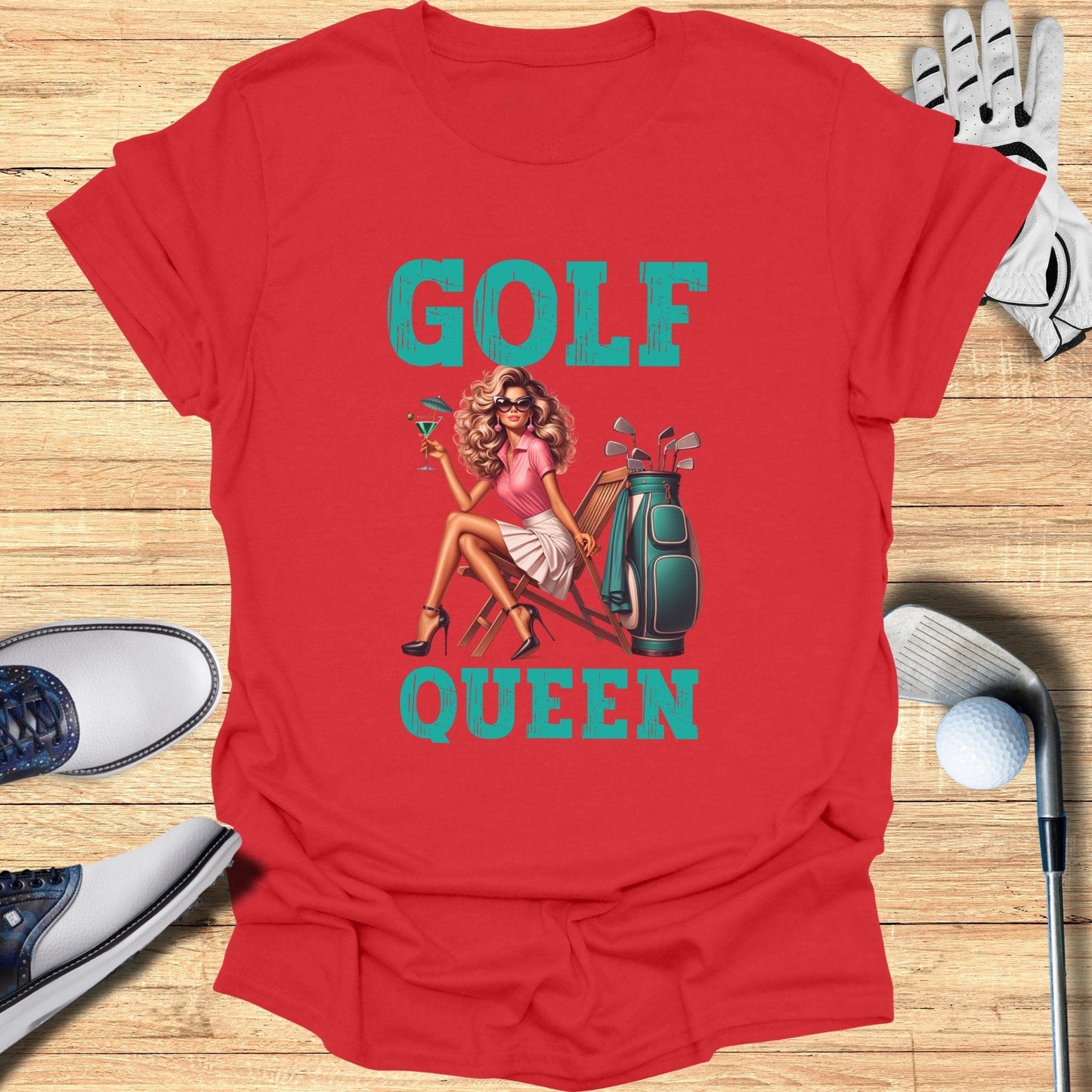 Golf Queen T-Shirt - Funny Golf Tee by Swing Epic
