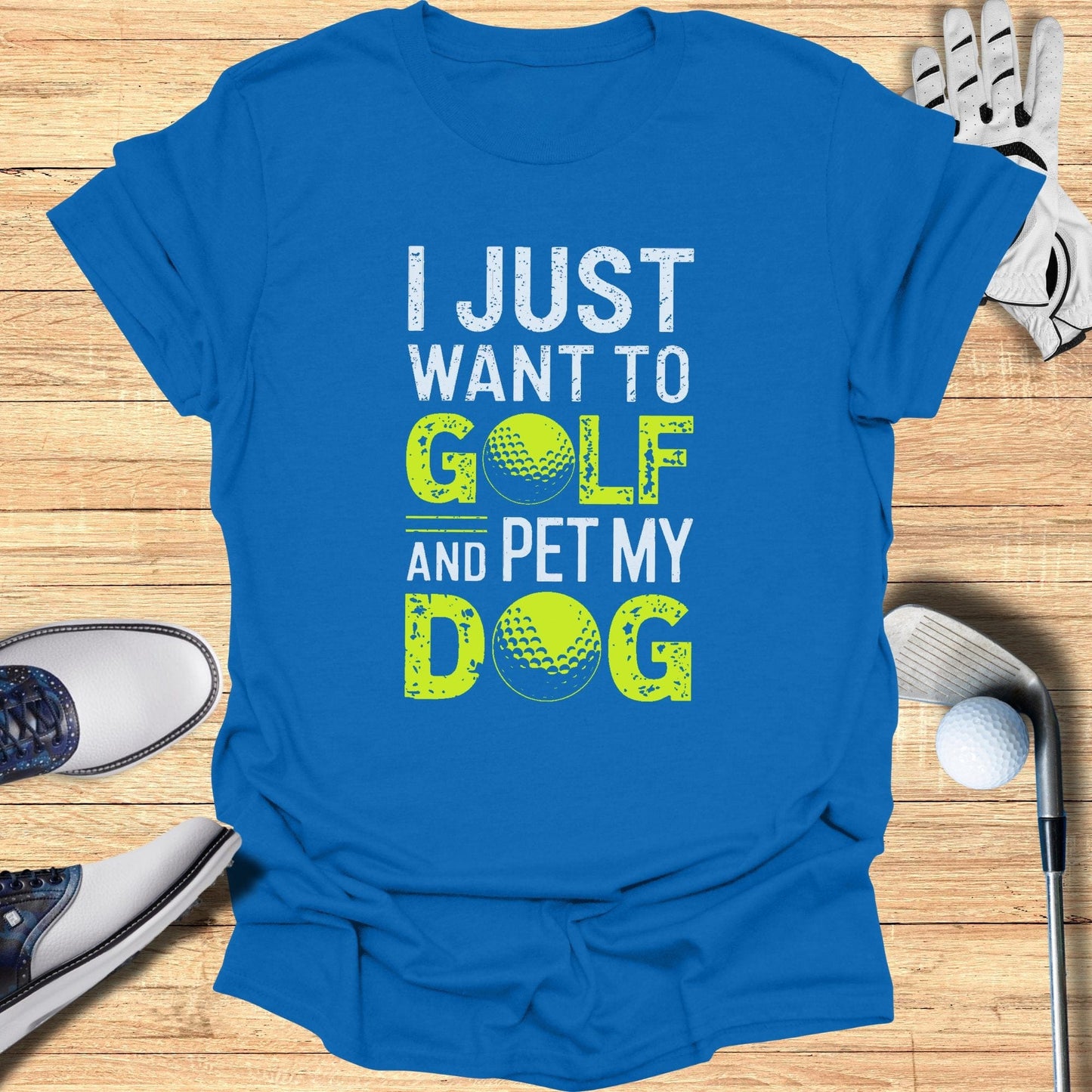 I Just Want To Golf T-Shirt - Funny Golf Tee by Swing Epic