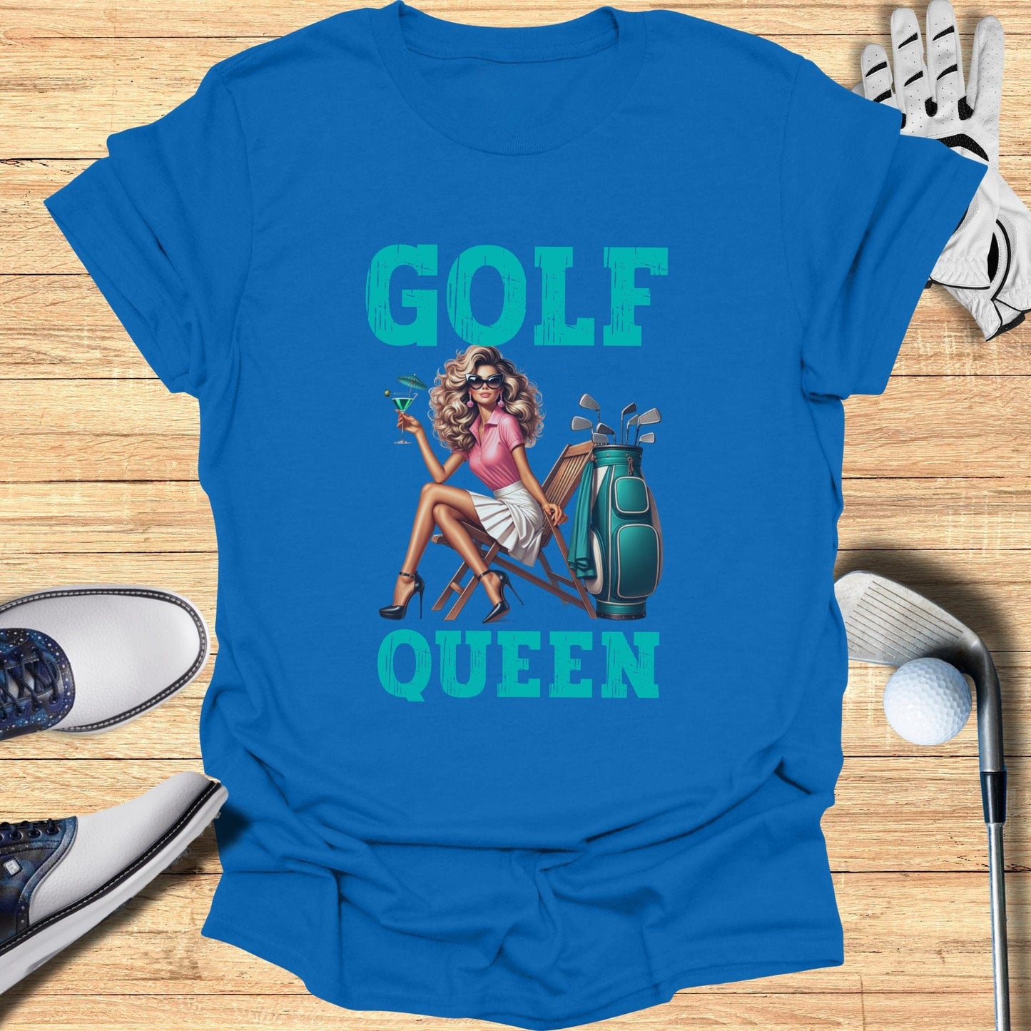 Golf Queen T-Shirt - Funny Golf Tee by Swing Epic