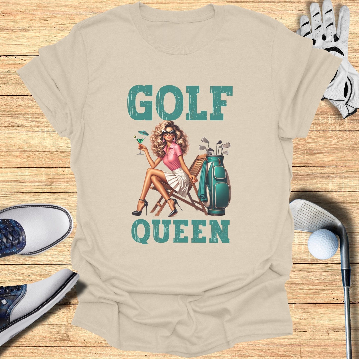Golf Queen T-Shirt - Funny Golf Tee by Swing Epic