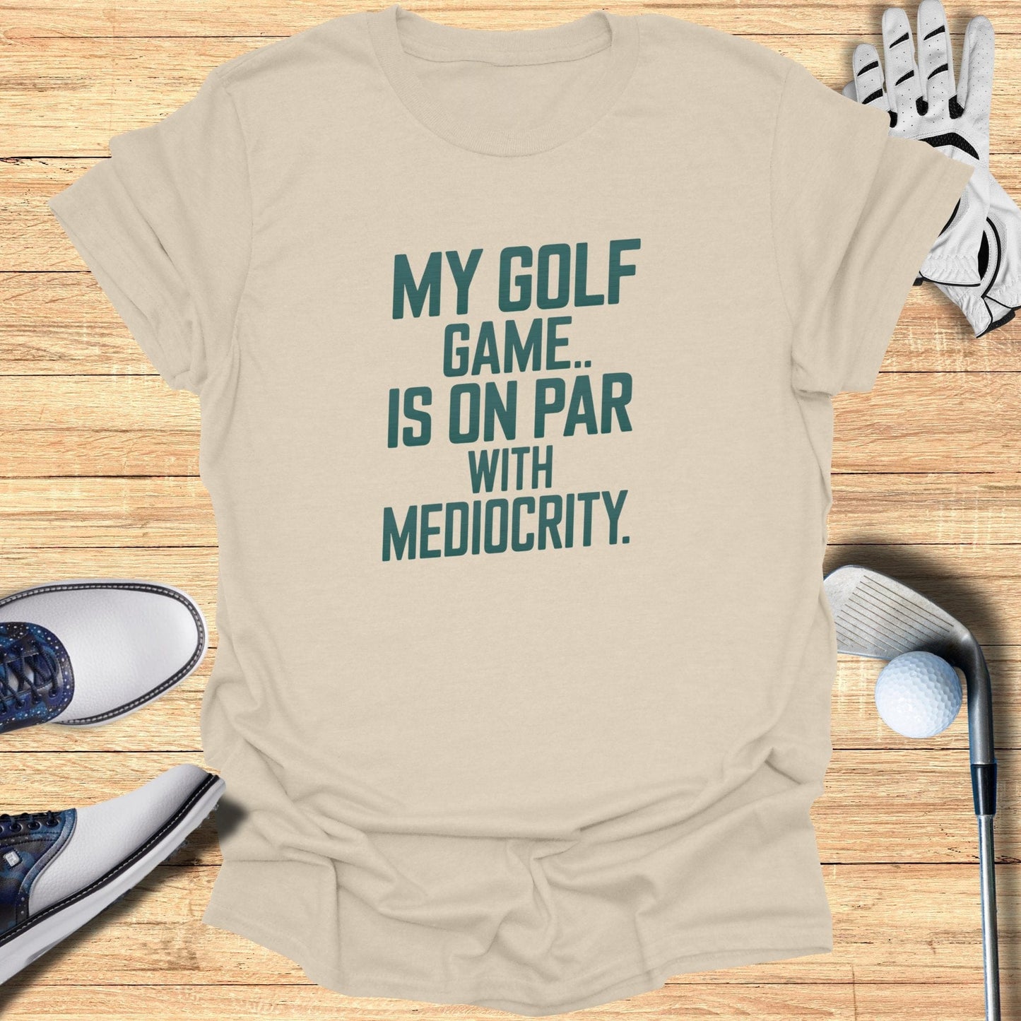My Golf Game is On Par T-Shirt - Funny Golf Tee by Swing Epic