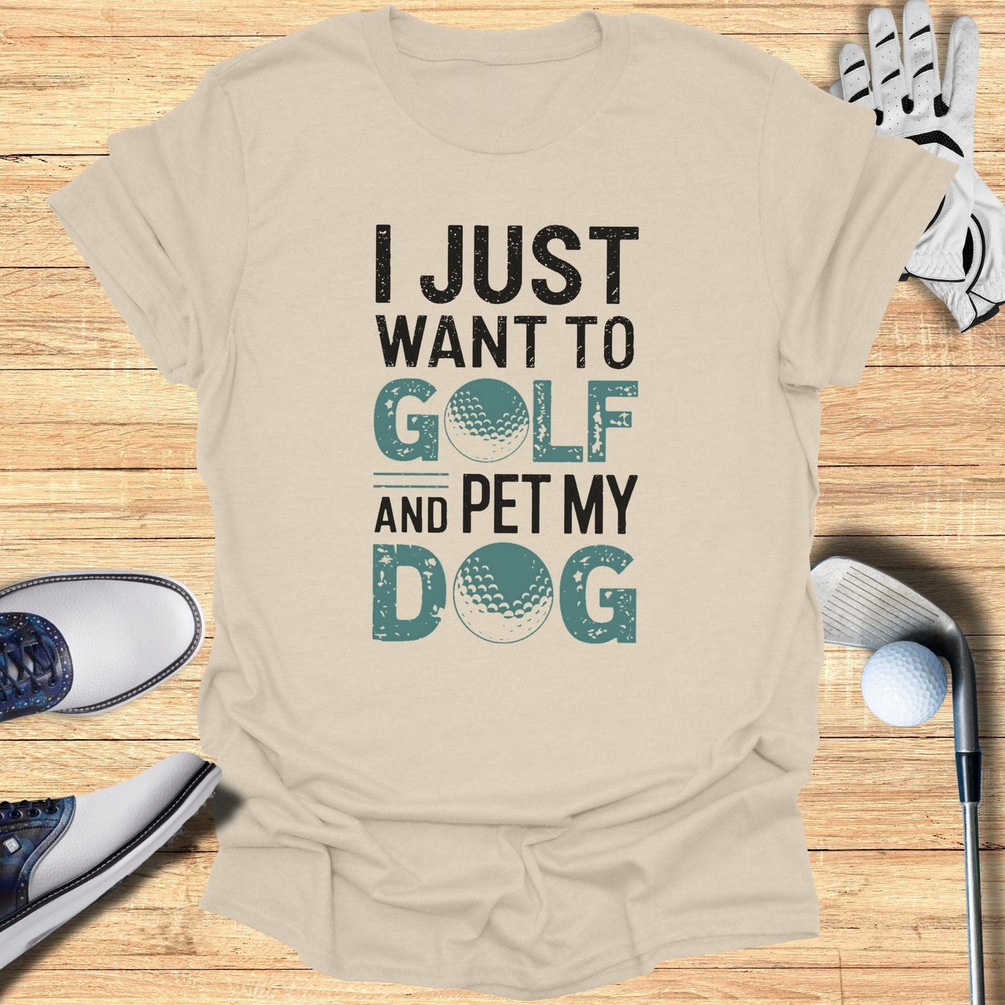 I Just Want To Golf T-Shirt - Funny Golf Tee by Swing Epic