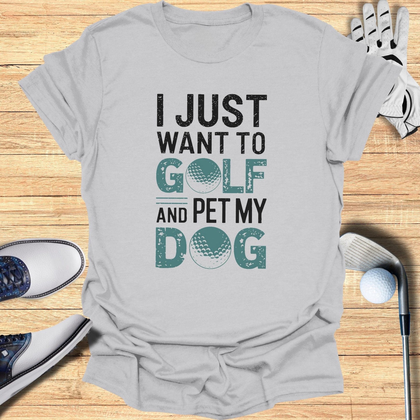 I Just Want To Golf T-Shirt - Funny Golf Tee by Swing Epic