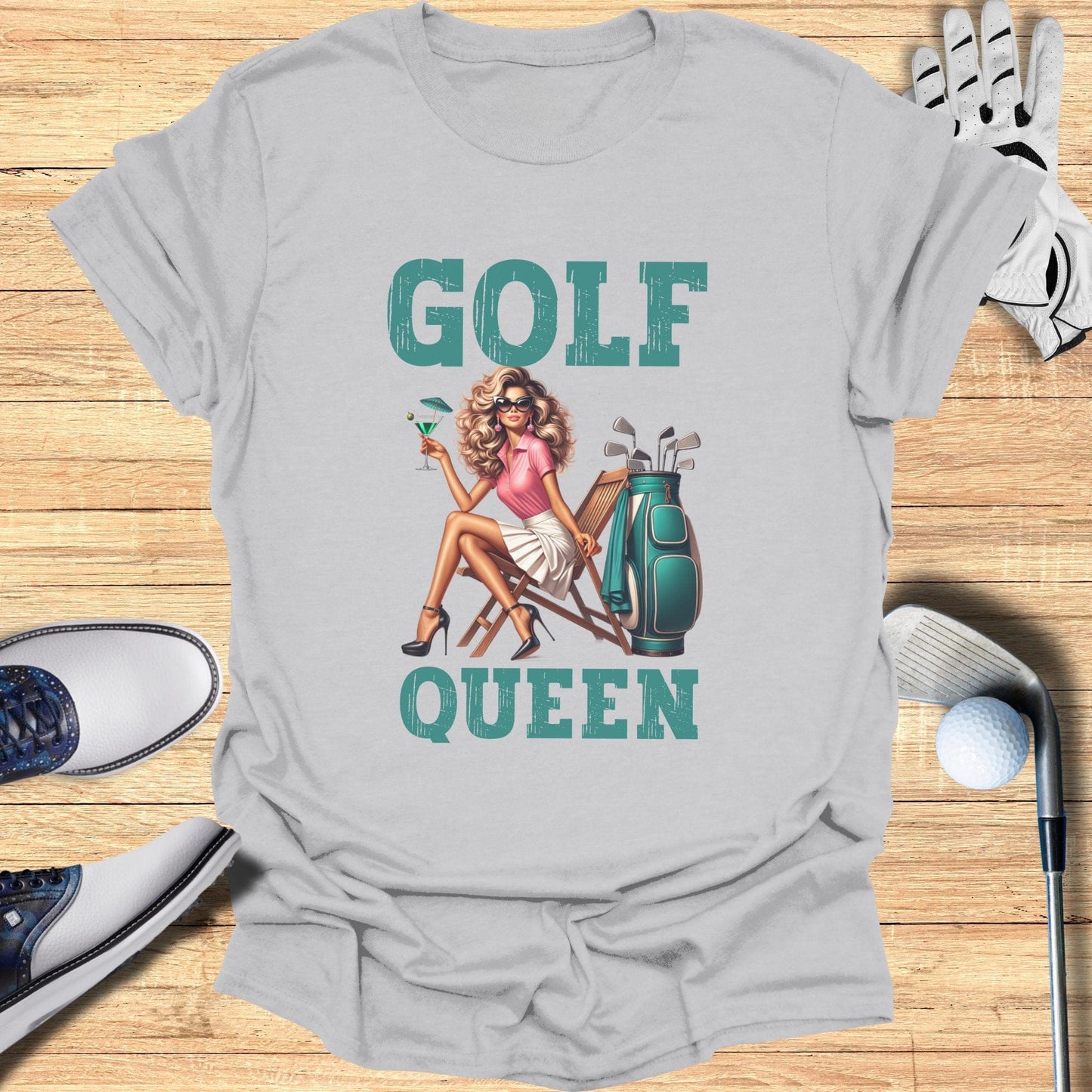 Golf Queen T-Shirt - Funny Golf Tee by Swing Epic