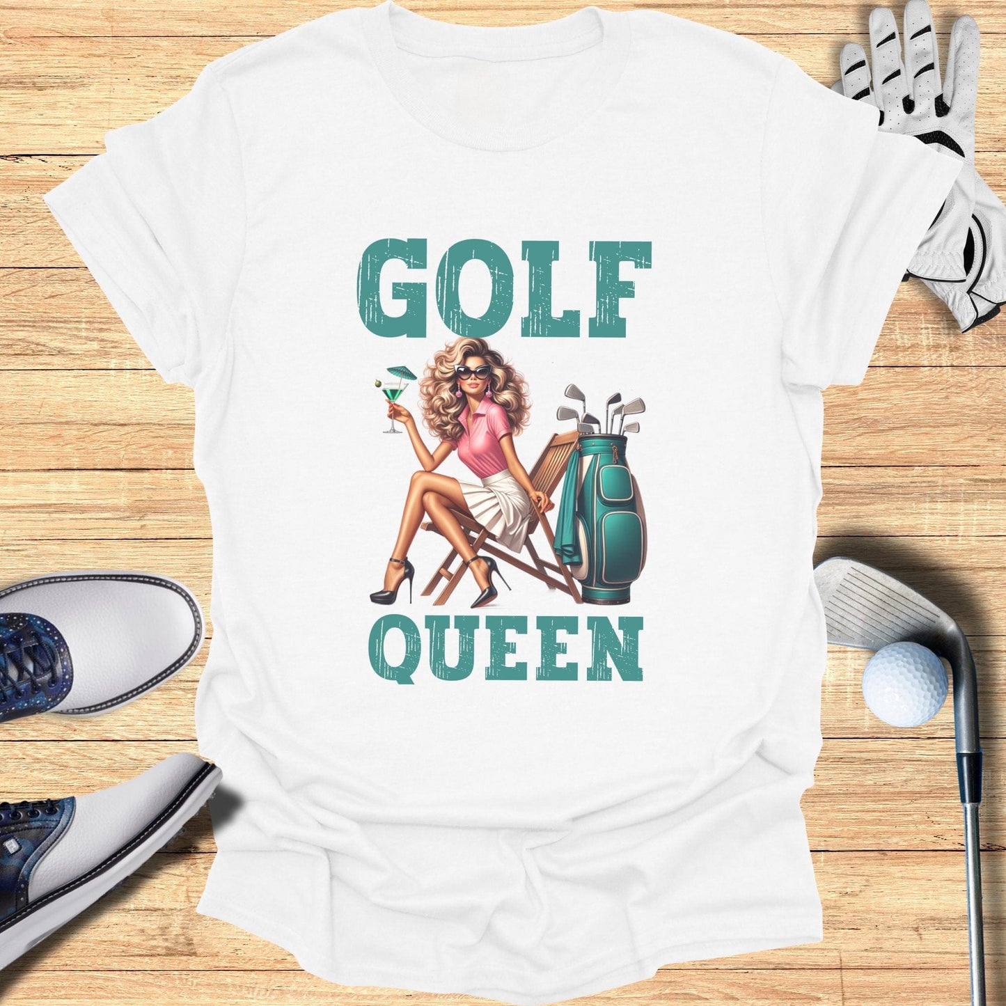 Golf Queen T-Shirt - Funny Golf Tee by Swing Epic