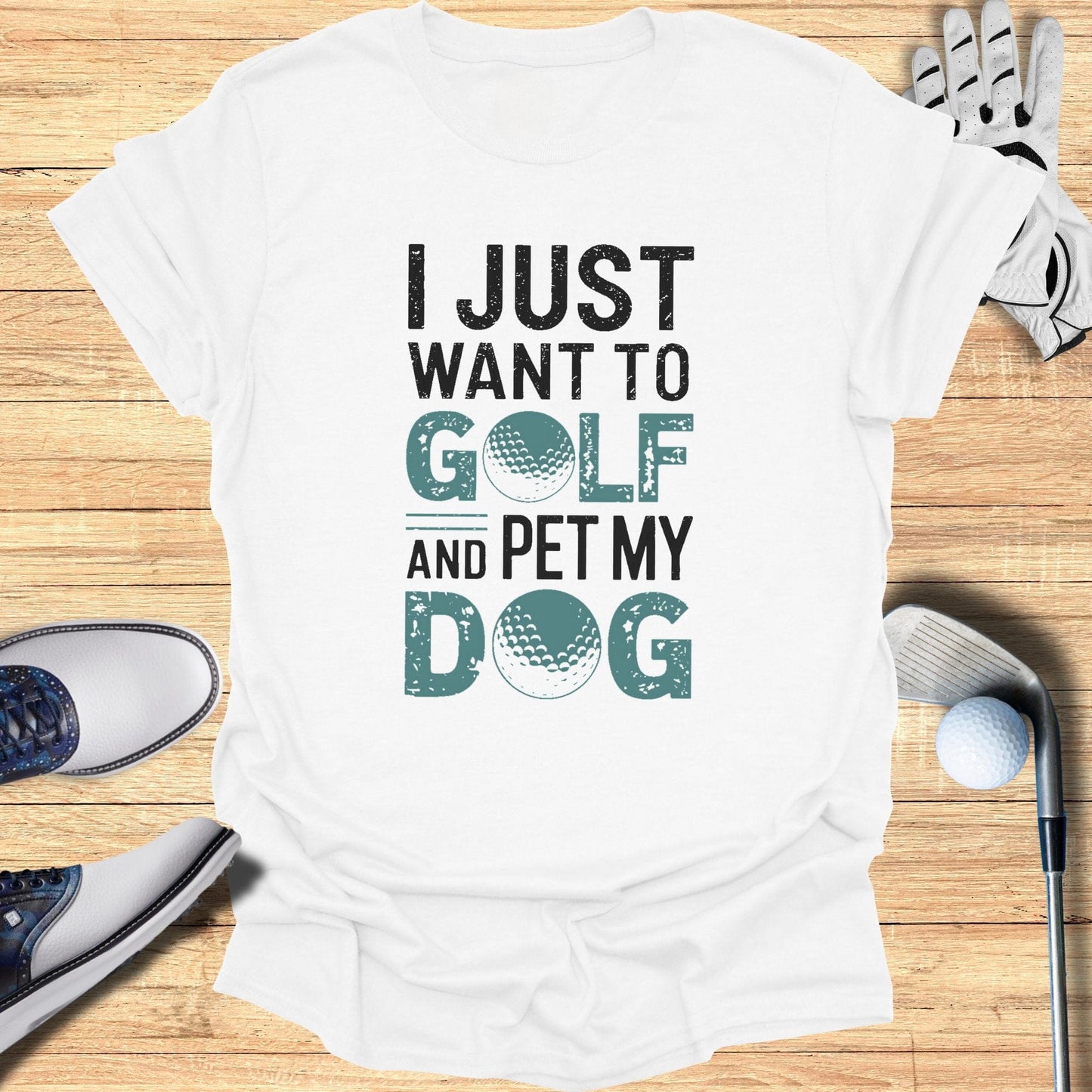 I Just Want To Golf T-Shirt - Funny Golf Tee by Swing Epic
