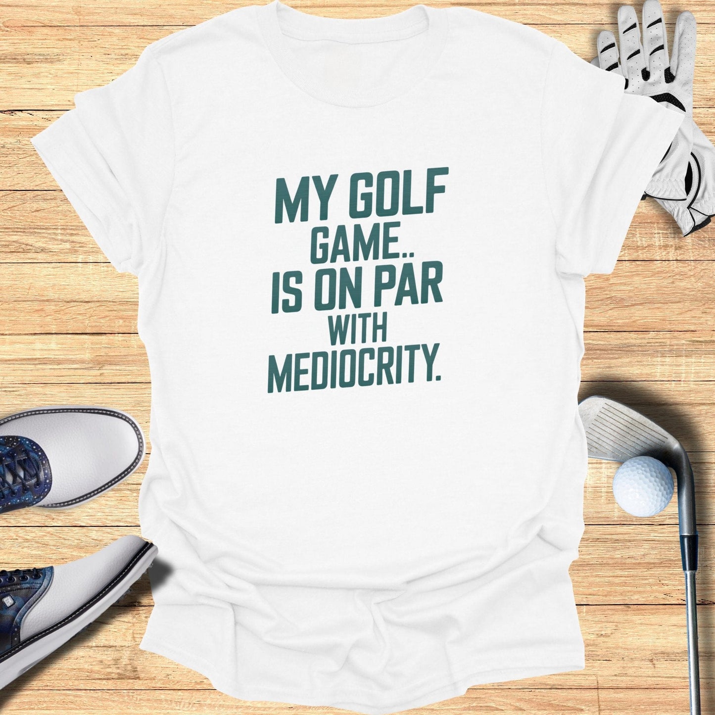 My Golf Game is On Par T-Shirt - Funny Golf Tee by Swing Epic