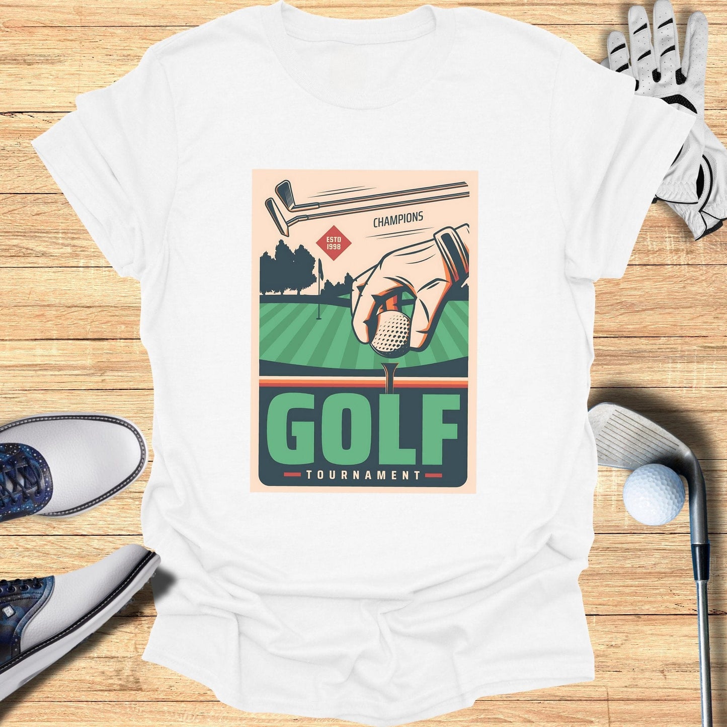 Vintage Golf Tournament T-Shirt - Funny Golf Tee by Swing Epic