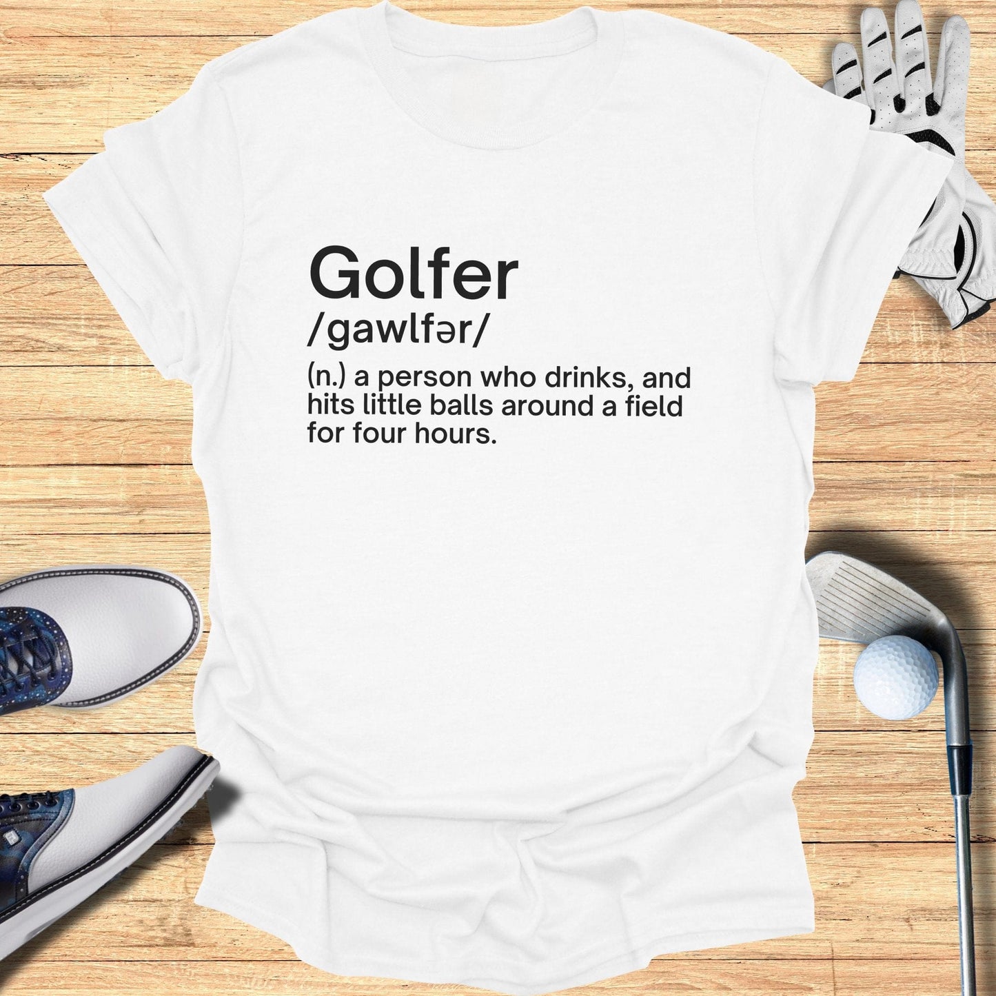 Golfer Definition T-Shirt - Funny Golf Tee by Swing Epic