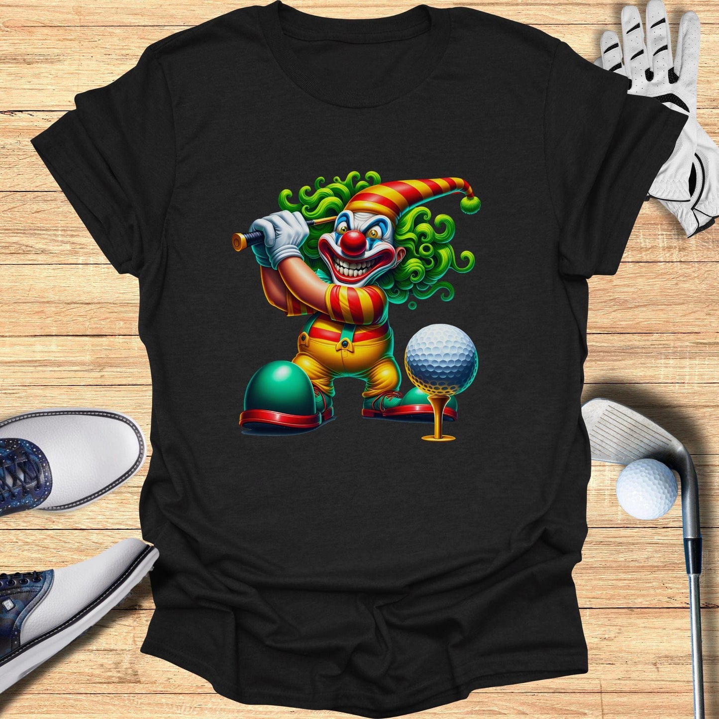 Golf Clown Graphic T-Shirt - Funny Golf Tee by Swing Epic